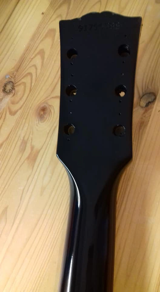 Gibson Les Paul Halsbruch Reparatur – Detailansicht 10 – Gitarrenreparatur Heier Guitars